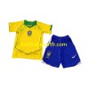 Tenue Brésil 2004 Retro Enfant Domicile Maillot de Foot